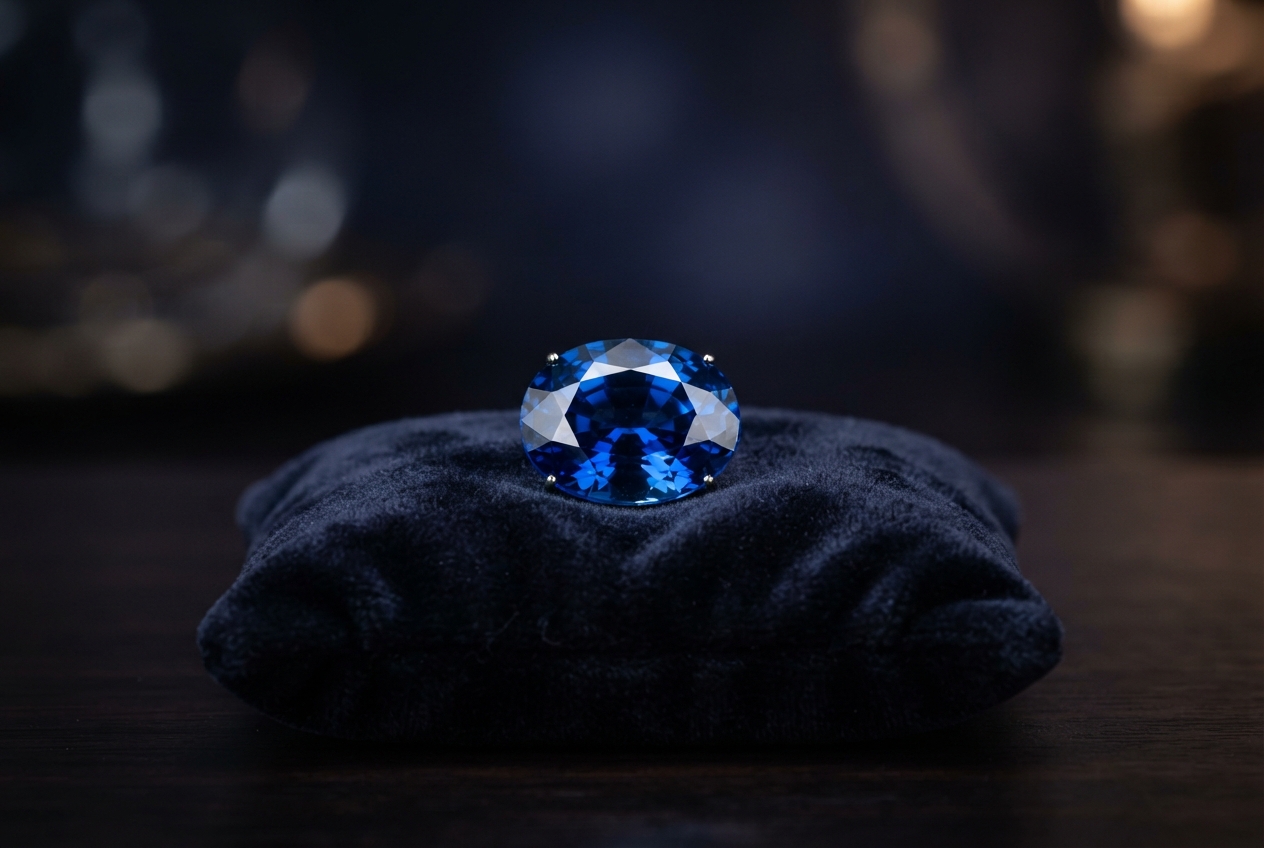 Blue Sapphire (Neelam) — Certified, 3.25 ct