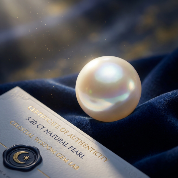 Pearl (Moti) — Certified, 5.20 ct