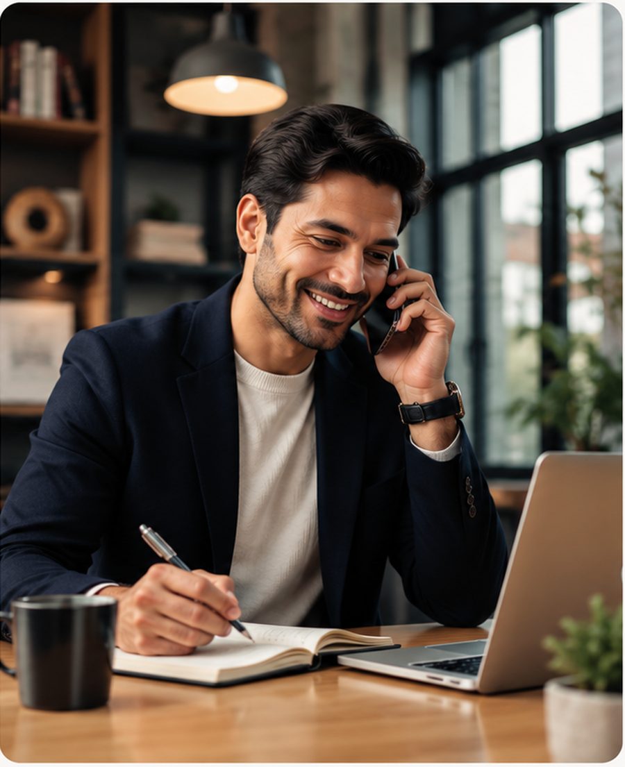 An astrologer in consultation